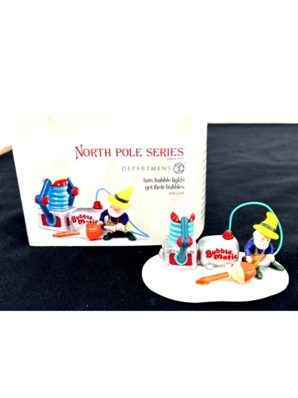 Dept 56 How Bubble Lights Get Their Bubbles North Pole Series Porcelain